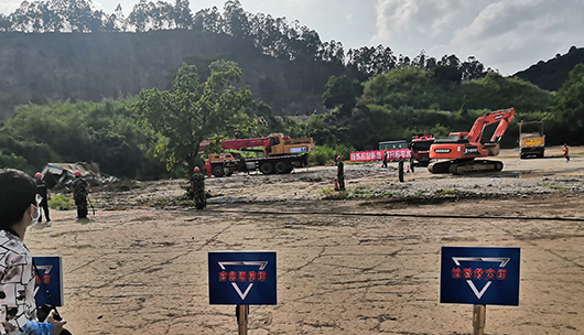 應急演練救援現場